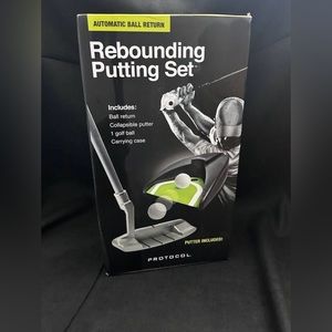 Protocol Brand Indoor Rebounding Golf Putting Set